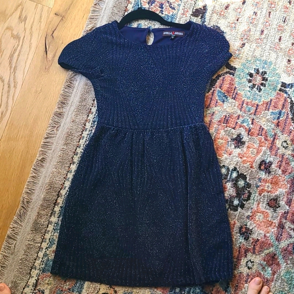 Girls metallic dress